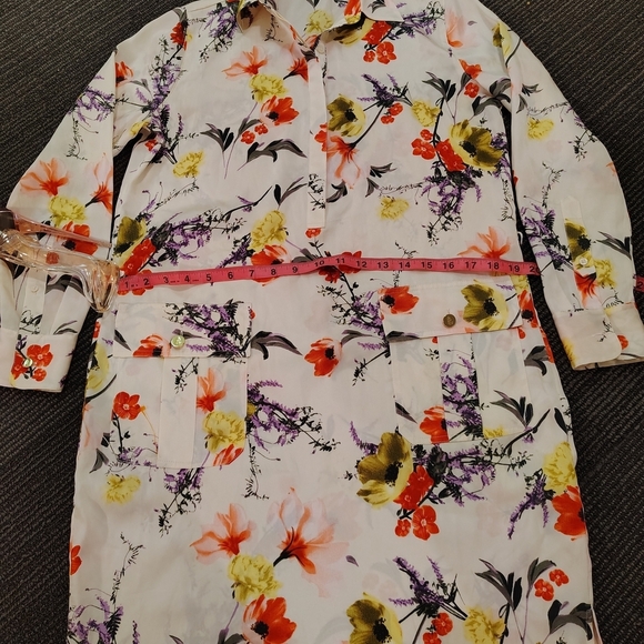 Ralph Lauren Floral Print Skirt - Cream - Picture 2 of 5